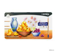 Lyra Rembrandt Polycolor Coloured Pencil Set Metal Box 72 Pieces For Artists