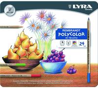 Lyra Rembrandt Polycolor Colouring Pencils In Gift Tin Ideal for Art Therapy