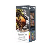 LYRA Rembrandt Polycolor, Fine Art Coloured Pencil Set, 24 Assorted Colours, Roll Case, Ideal for Professionals & Students