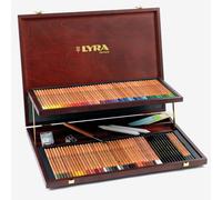 Lyra : Rembrandt Polycolour coloured Pencil Set : Wooden Box 106 pcs