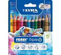 Lyra Triple One L3641121 Coloured Pencils Pack of 12 Assorted
