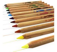 LYRA Super Ferby Chunky Wooden Coloured Pencils, Triangular, 6.3mm Lead, 12 Assorted Colours, For Children and Schools