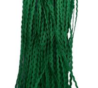 Lyracces Wholesale Lots 50yards Mini 3mm Pick Color Woven Rick Rack Ribbon RIC Rac Trims Scrapbooking Dressmaking (Green)
