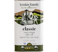 Lyrakis Family Olive Oil 3L - Greek Extra Virgin, Premium First Cold Pressed, High Polyphenols, Handpicked Olives, New Harvest, Fresh Juice from Crete - Since 1975