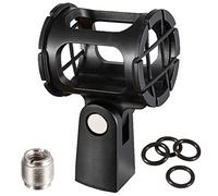 LYRCRO Microphone Shock Mount Holder Clip Mic Anti-Vibration for Condenser Shotgun Mic like Rode NTG-1 NTG-2 NTG-3 NTG-4 NTG-4+ NTG-5 Sennheiser MKE 600