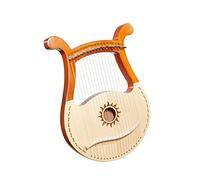 Lyre 19-String Beginner Portable Small Harp Lyre Musical Instrument (Color : 1)
