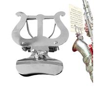 Lyre Clamp Holder - Adjustable Metal Trombone 3.35×4.37×1.26 Inch | Marching Clamp Holder | Sheet Music Grip & Replacement Accessory for T Band Performance