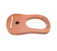 Lyre Harp 10 String Classical Profession Wooden Musical Instrument with Portable Tuning Wrench