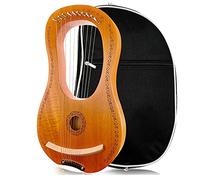 Lyre Harp 10 String Lyre Harp Mahogany String Instrument With Carry Bag Tuning Tool