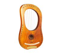 Lyre Harp 10 Strings Portable Small Harp Stable Sound Quality Harp For Music Lovers Beginners Kids Adult Lyre Instrument