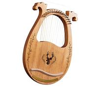 Lyre Harp 16/19 /24 Strings Lyre Piano Wooden Mahogany Musical Instrument 16-string Lyre Lyre ?Harp for Beginners