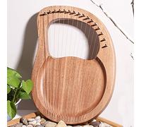 Lyre Harp 16 for Kids String Small Musical Harps Metal Harp String Instruments Mahogany Music Instruments Lyre Harp with Tuning Wrench Black Gig Bag Best Gift for Beginners Music Lovers Beginners