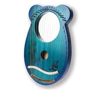 Lyre Harp 16 Metal Strings Tuning Wrench Symbols Exquisite Carvings Instrument