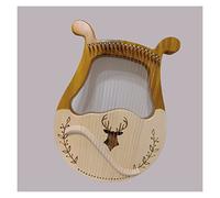 Lyre Harp 16-string Harp 19-string Harp Portable Lyre Musical Instrument Lyre Harp for Beginners