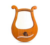 Lyre Harp 19 Metal String Instrument Composite Wood Lyre Harp With Tuning Wrench User Manual Best For Beginners Music Lovers Beginner