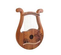 Lyre Harp, 19-string Mahogany Harp Suitable with Music Book, Tuning Wrench, Spare Strings for Beginners Kids Adult Music Lovers