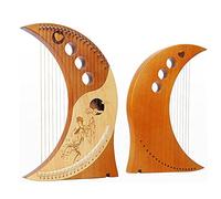 lyre harp， 19 String Mahogany Lyre Instrument,Orchestral String Instruments,Suitable For Beginners Music Lovers Adult Children Gift-1 PC