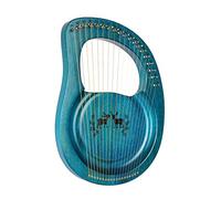 Lyre Harp 19 Strings Professional Lira Miniature Lyre Wooden Folk Classical Acoustic Lyre Harp