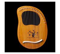 Lyre Harp 19 Strings Wooden Mahogany Musical Instrument Lyre Harp With Tuning Tool For Beginner