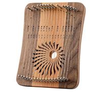 Lyre Harp 31 Strings, Portable Fingerplay Lyre Harp Stringed Musical Instruments with Tuning Wrench, Wooden Musical Instrument for Professionals D