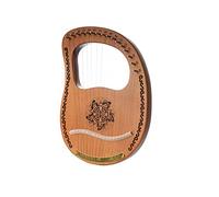 Lyre Harp Classic Wooden Lyre Harp 16 String Miniature Mini Harp Veneer Wood