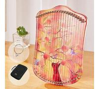 Lyre Harp Harpsichord Liras Harp Beginner Musical Instruments With Musical Notes (Color : Red Cat, Size : 21 notes)