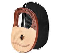 Lyre Harp Instrument Strings Mahogany Wood Lyre Harp Musical Instrument Harp Stringed Instrument with Tuning Wrench For Beginner Music Lovers (Size : 19 strings)