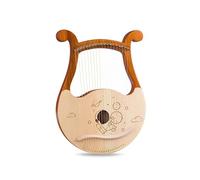 Lyre Harp Lyre Harp Wooden Musical Instrument With Tuning Wrench String(Space)