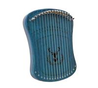 Lyre Harp Professional 17 String Lyre Harp Mini Fingerstyle Kalimba Finger Piano With Accessories Creative Music Box For Beginner Kid(Blue-Box Type)