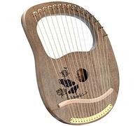 Lyre Harp Small Harp Portable 16 Metal String Hand-held Harp Harp Mahogany Body Classical Musical Instrument Gift-H (Color : D) (Color : #4) (#6)