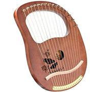 Lyre Harp Small Harp Portable 16 Metal String Hand-held Harp Harp Mahogany Body Classical Musical Instrument Gift-H (Color : D) (Color : #4) (#5)