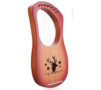 Lyre Harp Small Harp Portable 7-Tone 10-Tone Harp Harp Beginner Violin Traditional Instrument Stringed Musical Instruments (Color : D) (Color : #4) (#5)