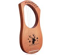 Lyre Harp Small Harp Portable 7-Tone 10-Tone Harp Harp Beginner Violin Traditional Instrument Stringed Musical Instruments (Color : D) (Color : #4) (#4)