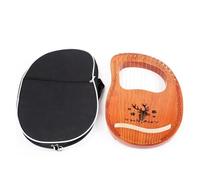 Lyre Harp Storage Bag Waterproof Padded Lyre Storage Bag Case 10 16 19 Strings Harp with Pocket Design Pouch Carry