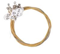 Lyre Harp String, Brass Nylon Metal Lyre String Melodious Lyre Harp Strings Brass for Lyra Harp Harpsichord Dulcimer Zither String (21 Strings)