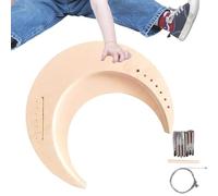 Lyre Harp - Wooden DIY Lyre Harp, Adorable Moon Shape Lyres Harps Making Tools | Basewood Metal Lyres For Girls Boys Men Women Kids Children Playing, Relaxing