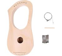Lyre Harp,Wooden String Instrument,Lyre Harp Making Material Kit,Antique Style Harp Making Kit,for Kid