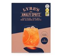 Lyre’s Amalfi Spritz 4-Pack, Ready to Drink Non-Alcoholic Sparkling Mocktail, Award-Winning Zero Proof Italian Aperitif and Non Alcoholic Sparkling Wine, 70 Calories per Can (250ml x 4)