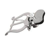 Lyre Sheet Music Holder - Trombone Marching Clip Holder, Adjustable Anti Slip Double Mechanism Musical Instrument Accessory, Durable Lyre for Marching Bands, Brass Instrument Sheet Music Display