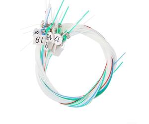 Lyre Strings Set 15/16/19/21/24 String Brass and Nylon Replacement for Lyre Harp, Smooth Edge Long Service Life(19 Nylon Strings)