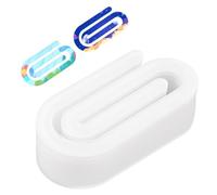 Lyreh 10pcs Sublimation Acrylic Paper Clips, 4x2 Inch Jumbo Sublimation Clipboard Blanks Sublimation Clip for Home Office Classroom