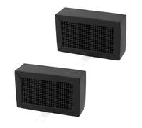 Lyreh 2pcs 3D Printer Air Filters for Bambu Lab, 3.2x2x1.1in Premium Activated Carbon 3D Printer Air Filter Practical Purifier Accessories for Bambu Lab X1C/P1P/P1S/X1/X1E (Black)