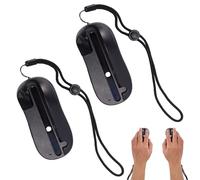 Lyreh 2pcs Gaming Mouse Grips for Joy-Con 2, Portable Ergonomic Gamer Controller Mouse Hand Grips Stand with Wrist Ropes for Switch 2 Accessories [video game]