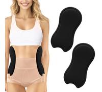 Lyreh 2pcs Lipo Foam Post Surgery, 11.42x5.51x0.47in Abdominal Side Compression Board Skin Anti-Sagging Lateral Protector for Recovery Waist Filling (Black)