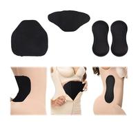 Lyreh 360 Degree Abdominal Compression Boards Set, Abdominal Compression Board Including Front & Back Panel and 2 Lumbar Side Panels for Post Surgery (Black)