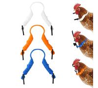 Lyreh 3pcs 3D Printed Chicken Arm to Put on Chickens, Funny Poultry Accessories Hilarious Coop Decor Farm Pranks Photo Props for Hens Roosters