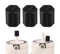 Lyreh 3pcs Magnetic Straw Caps for BrüMate All Era and Resa Tumblers, Silicone Magnetic Cover Cup Straw Top Topper Practical Cup Accessories Parts for Travelling Hiking Climbing Picnicking (Black)