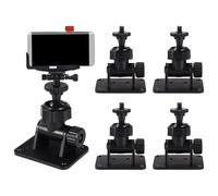 Lyreh 4pcs Base Station Wall Mount Bracket for HTC Vive/Valve Index/Vive Pro, 1/4" Thread Screw Universal Self-Adhesive Wall Mount Mini Stand Support Accessories for Oculus Rift Sensors