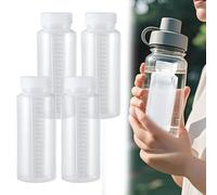 Lyreh 4pcs Reusable Water Bottle Ice Stick, Washable Freezable Ice Cube Cup with Lid for Wide Mouth Water Bottles BPA-Free for Coffee Beer Whiskey Compatible with Hydro Flask, Klean Kanteen, Nalgene