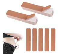 Lyreh 50pcs Abdominal Tapes, 9.8x2in Nylon Tummy Lift Women Girls Skin Lift Belly Back Fat Tape for Body Practical Accessories for Pregnancy Backless Dress Body Shaping Thigh Wedding Party